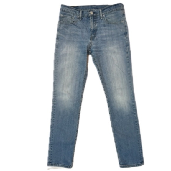 Levi's Other - Levi’s 511 Jeans Mens 32x30 Slim Fit Light Wash Denim Faded Distressed